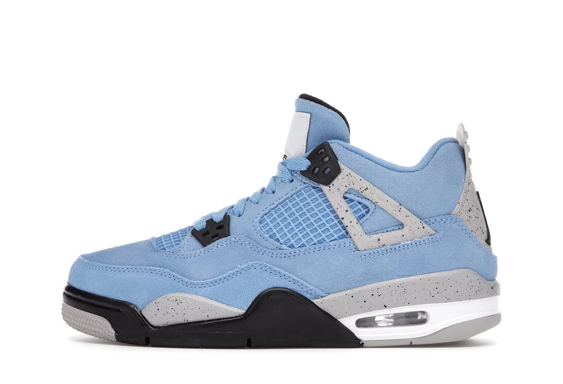 Air Jordan 4 Retro GS 'University Blue' (2021) UNIVERSITY BLUE/TECH GREY/WHITE/BLACK sneaker – authenticated on KLEKT