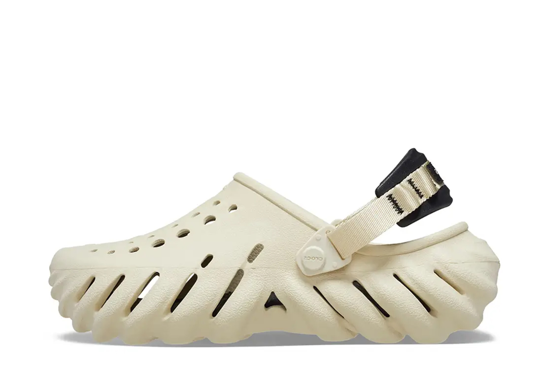 Crocs Echo Clog 'Bone Black' (2023) BONE/BLACK sneaker – authenticated on KLEKT