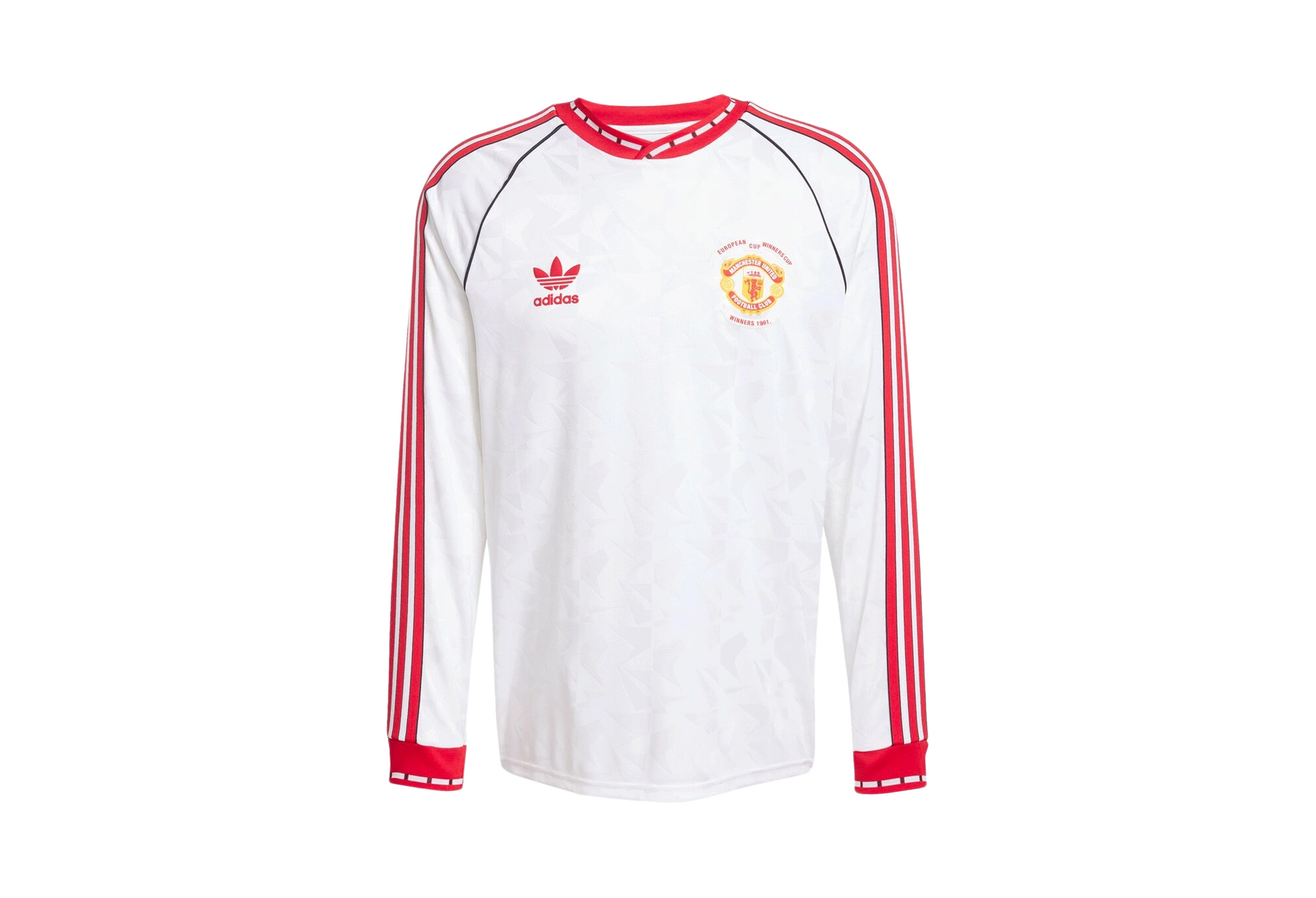 Adidas Manchester United '91 Long Sleeve Jersey 'Away' (2025) White/Red sneaker – authenticated on KLEKT