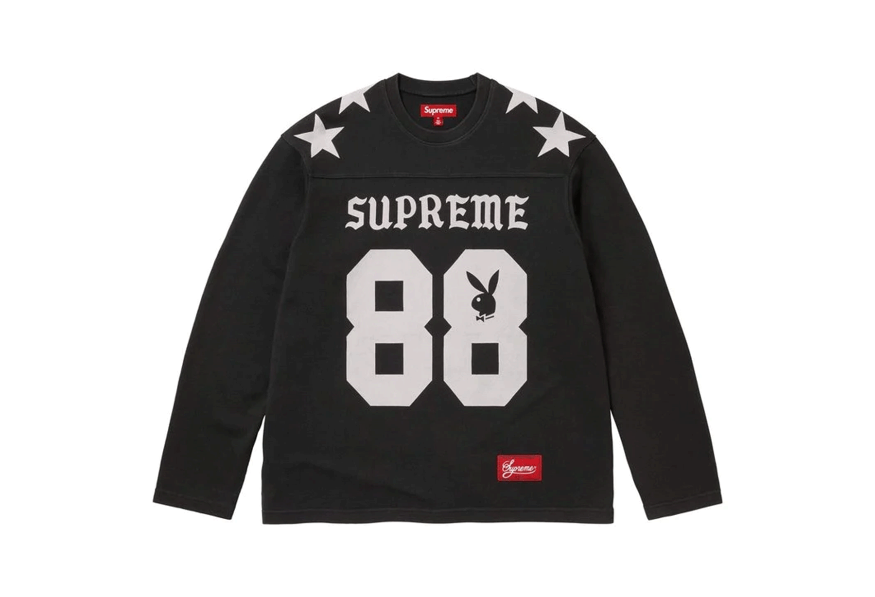 Supreme x Playboy® L/S Football Top 'Black' (SS26) BLACK sneaker – authenticated on KLEKT