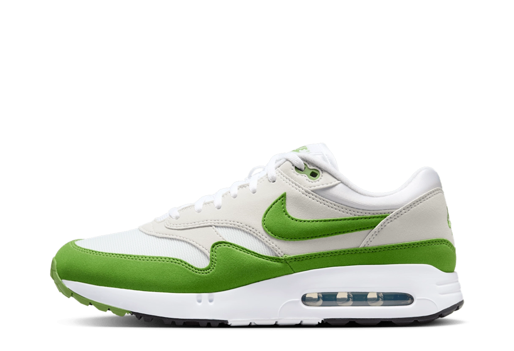 Nike Air Max 1 ’86 Golf 'Chlorophyll' (2025) White/Grey/Chlorophyll sneaker – authenticated on KLEKT