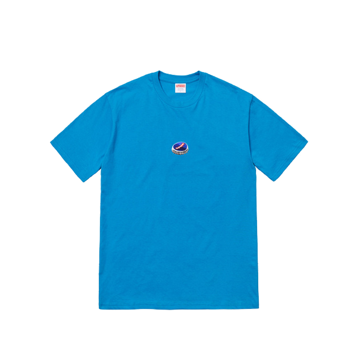Supreme Bottle Cap T-Shirt Tee Bright Blue (FW18) sneaker – authenticated on KLEKT