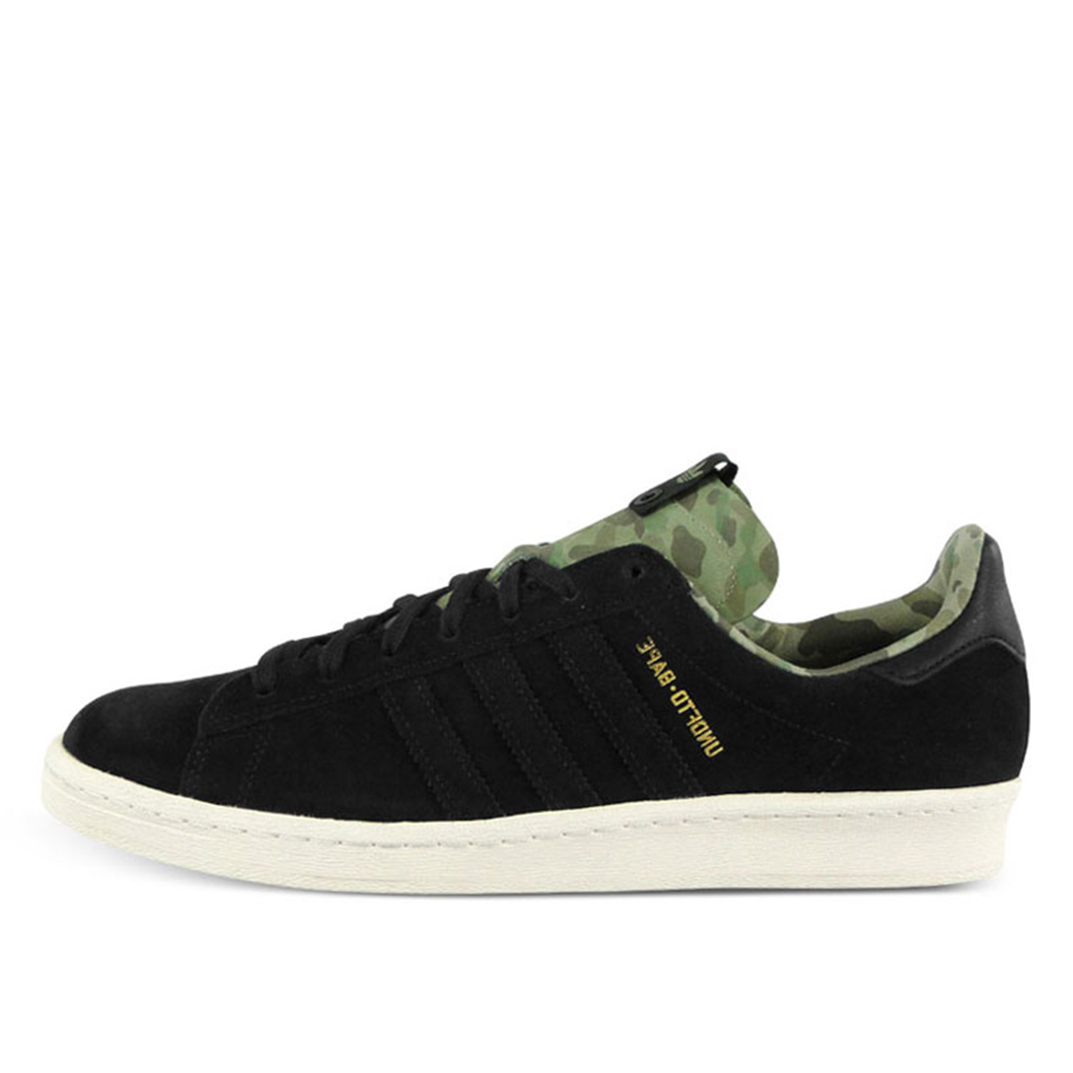Adidas x Undefeated x Bape Campus 80s UNDFTD "Black" sneaker – authenticated on KLEKT