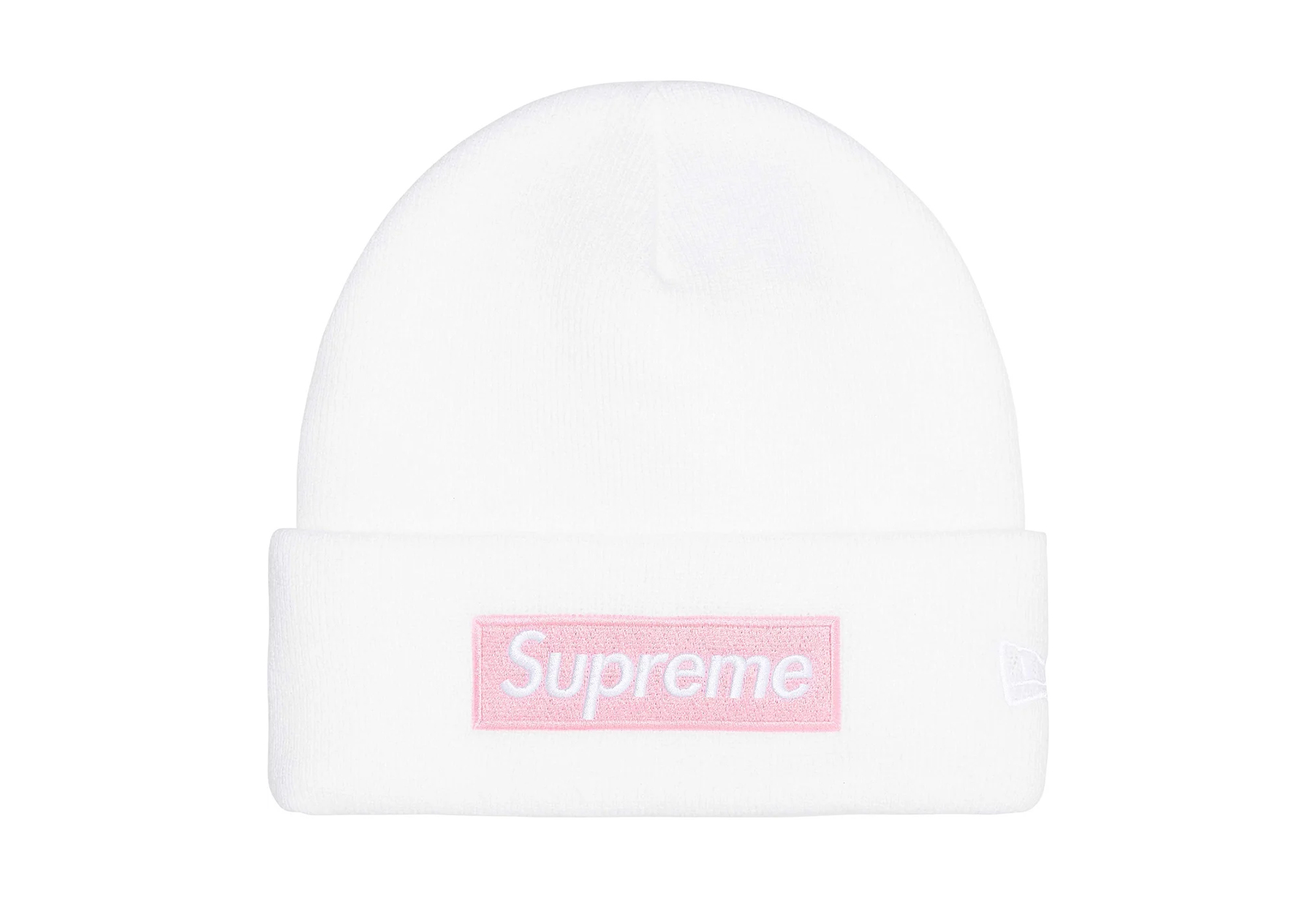 Supreme x New Era Box Logo Beanie 'White' (FW25) WHITE sneaker – authenticated on KLEKT