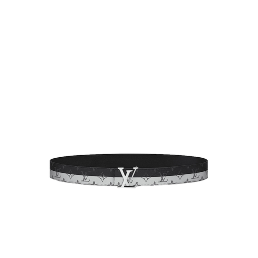 Louis Vuitton Initiales Monogram Eclipse Split Outdoor 40mm Black/White Belt