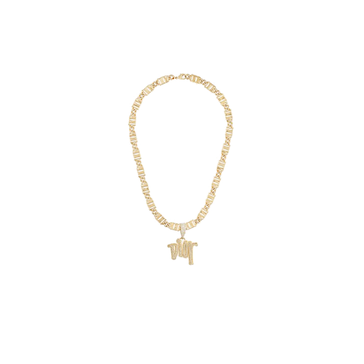 Luxury Dior And Shawn Chain Link Gold Necklace (SS20)