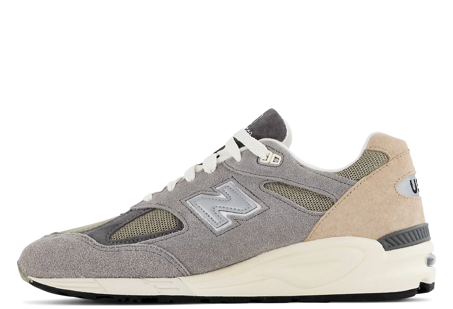 New Balance 990v2 Made In USA Marblehead (2022) grey/tan sneaker – authenticated on KLEKT