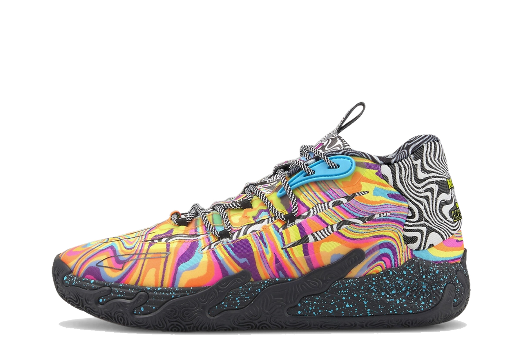 Puma x Dexter's Laboratory MB.03 'Dexter's Lab' (2023) Black/White/Multicolor sneaker – authenticated on KLEKT