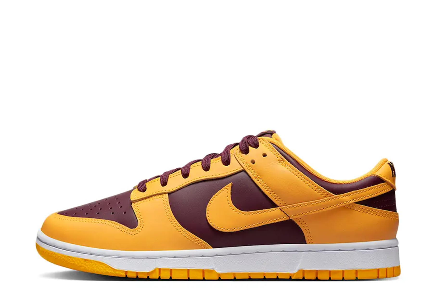 Nike Dunk Low Arizona State (2022) YELLOW/BORDEAUX sneaker – authenticated on KLEKT