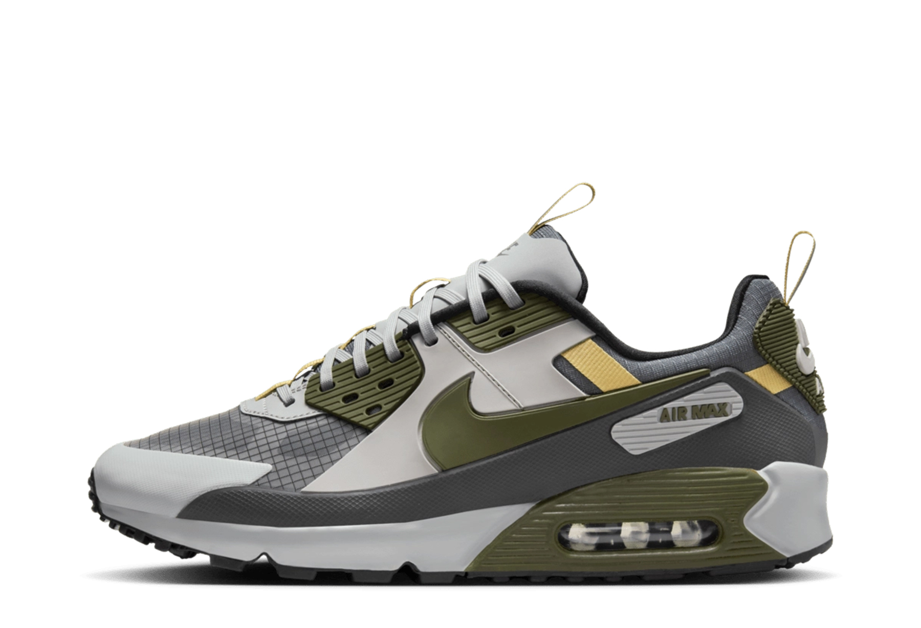 Nike Air Max 90 Drift 'Light Smoke Grey' (2024) Light Smoke Grey/Iron Grey/Infinite Gold/Cargo Khaki sneaker – authenticated on KLEKT