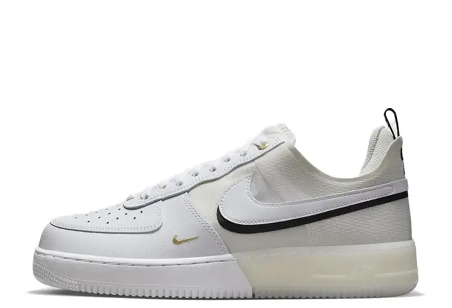 Nike Air Force 1 React Low White Sail Black (2022) WHITE/SAIL/BLACK sneaker – authenticated on KLEKT
