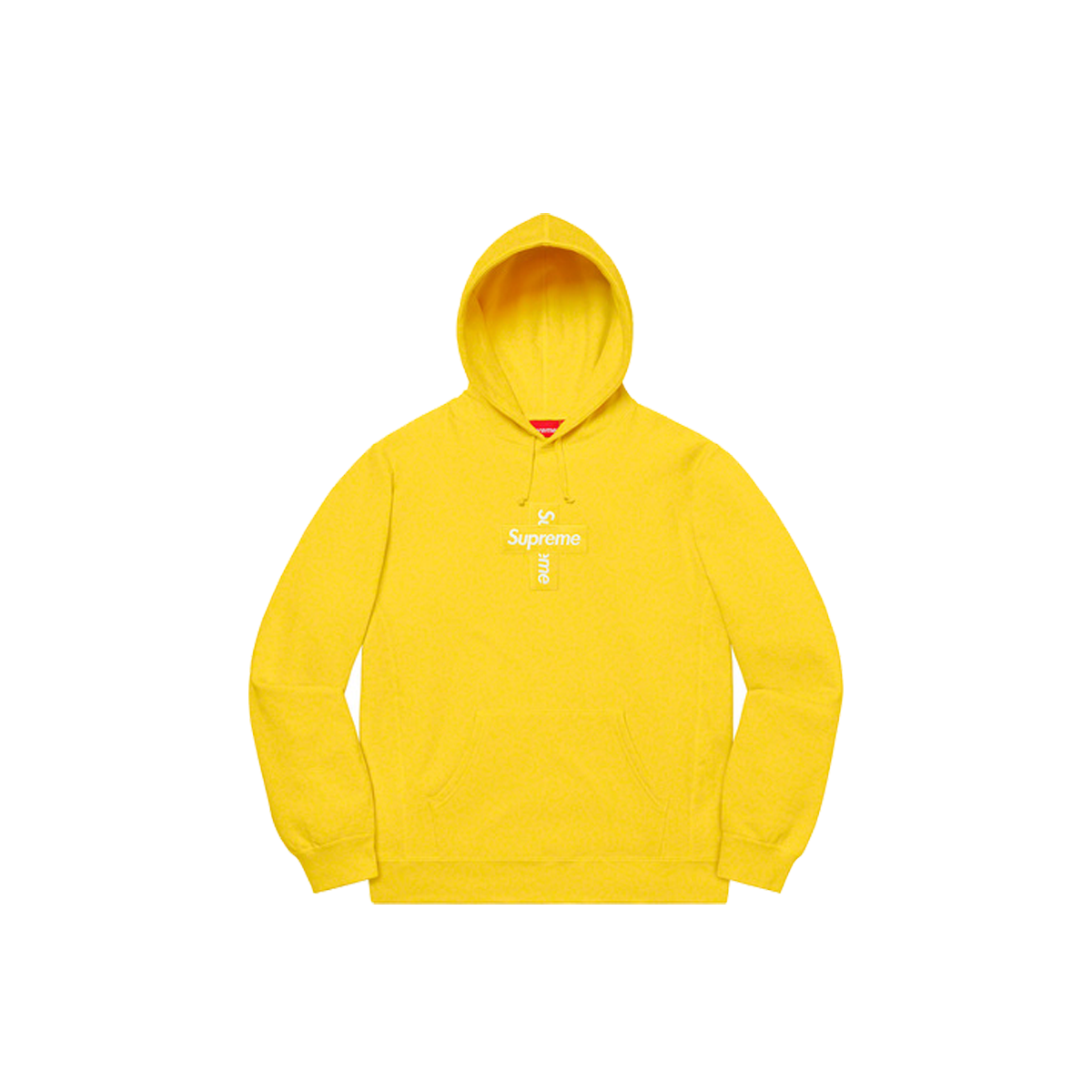 Supreme Cross Box Logo Hooded Sweatshirt Lemon (FW20) sneaker – authenticated on KLEKT