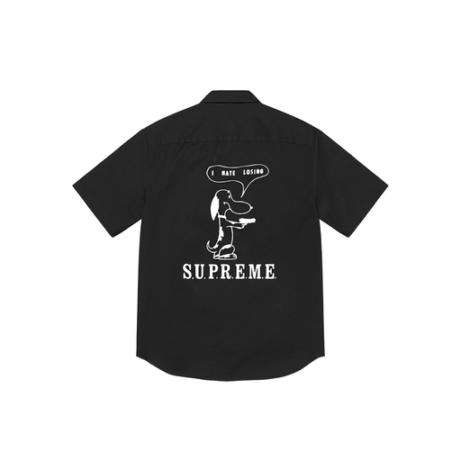Supreme Dog S/S Work Shirt Black (SS21)