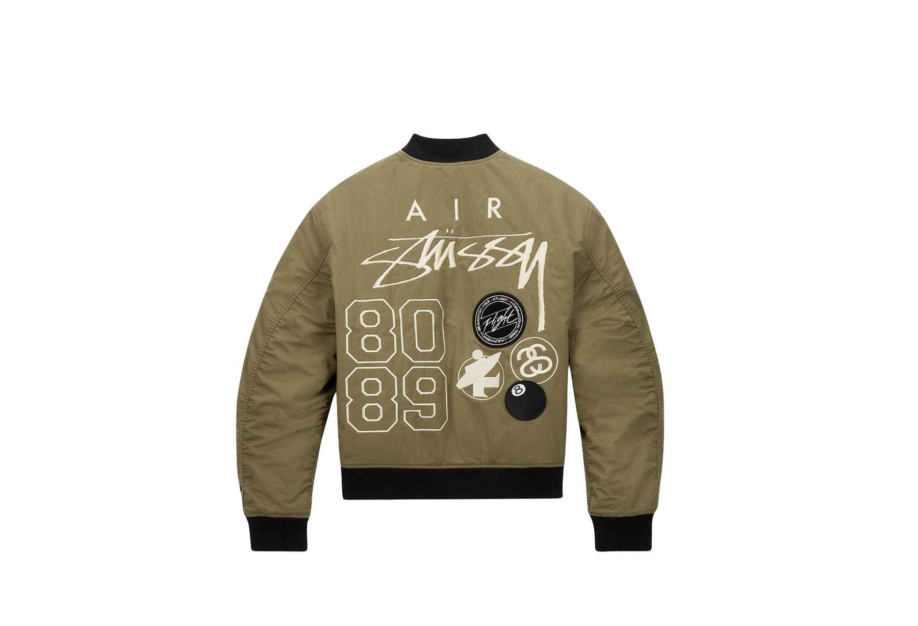 Nike x Stüssy Reversible Jacket Olive/Bright Mandarin/Sail (FW23) Olive/Bright Mandarin/Sail sneaker – authenticated on KLEKT