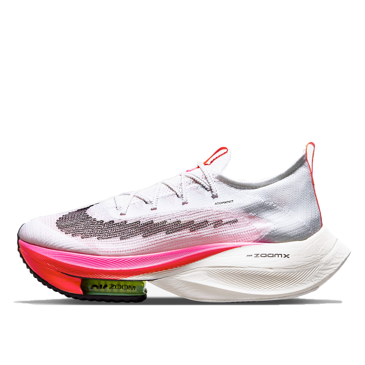 Nike Air Zoom Alphafly NEXT% Flyknit 'Rawdacious' (2021) White/Black/Black/Black sneaker – authenticated on KLEKT