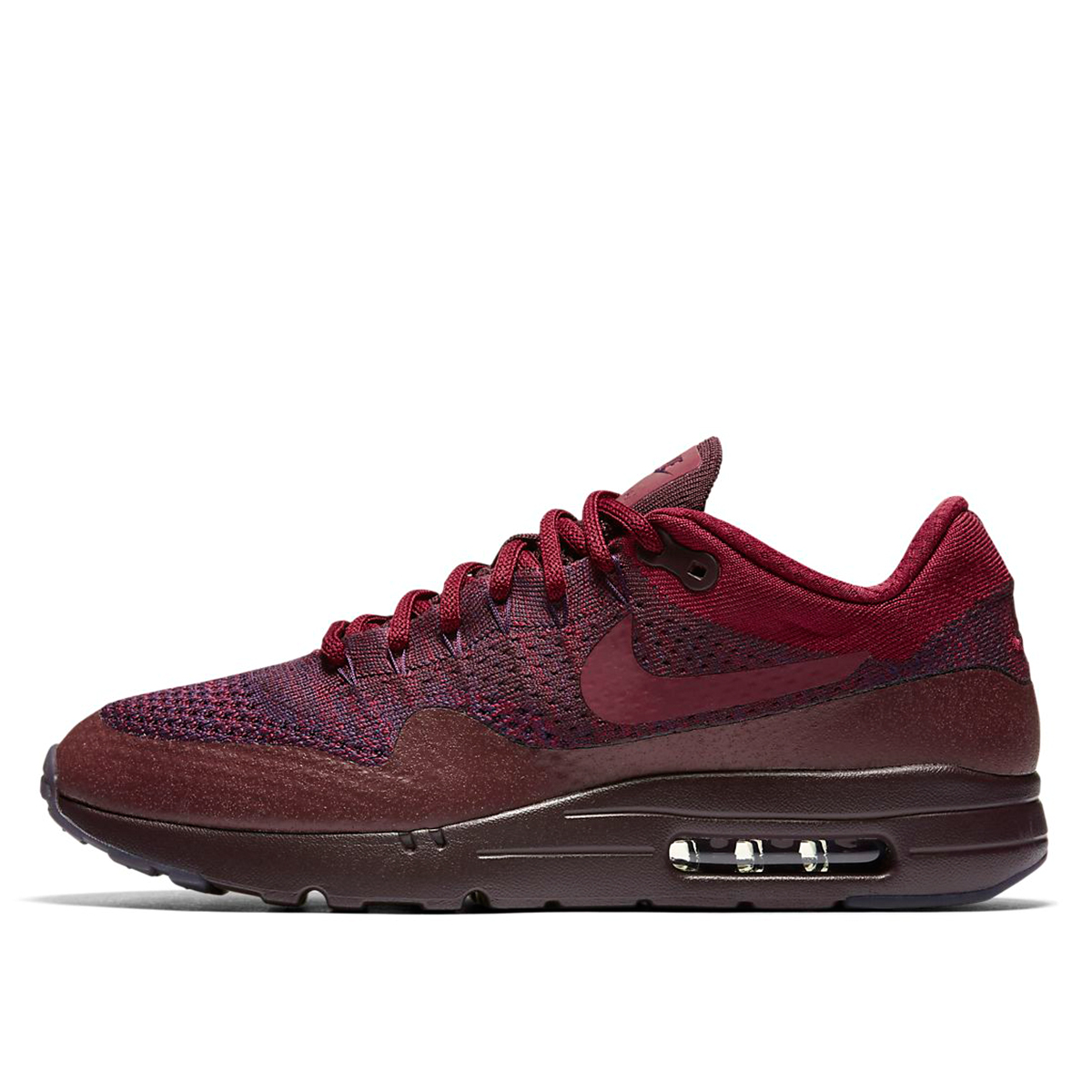 Nike Air Max 1 Ultra Flyknit Deep Burgundy sneaker – authenticated on KLEKT