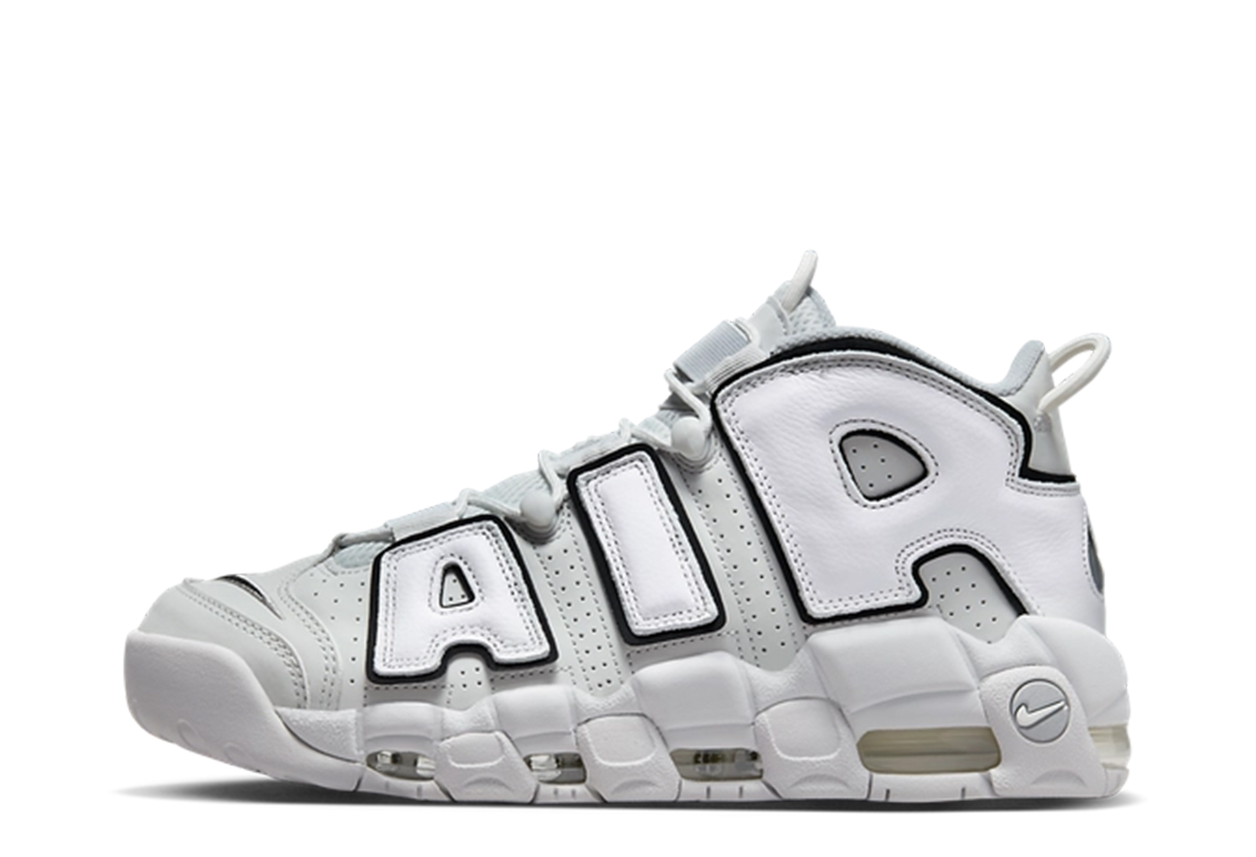Nike Air More Uptempo 'Photon Dust' (2023) Photon Dust/Metallic Silver/White/Black sneaker – authenticated on KLEKT