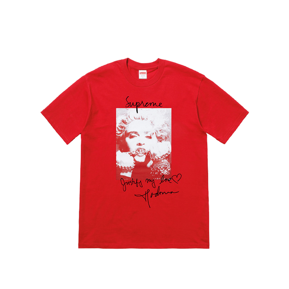 Supreme Madonna T-Shirt Tee Red (FW18) sneaker – authenticated on KLEKT