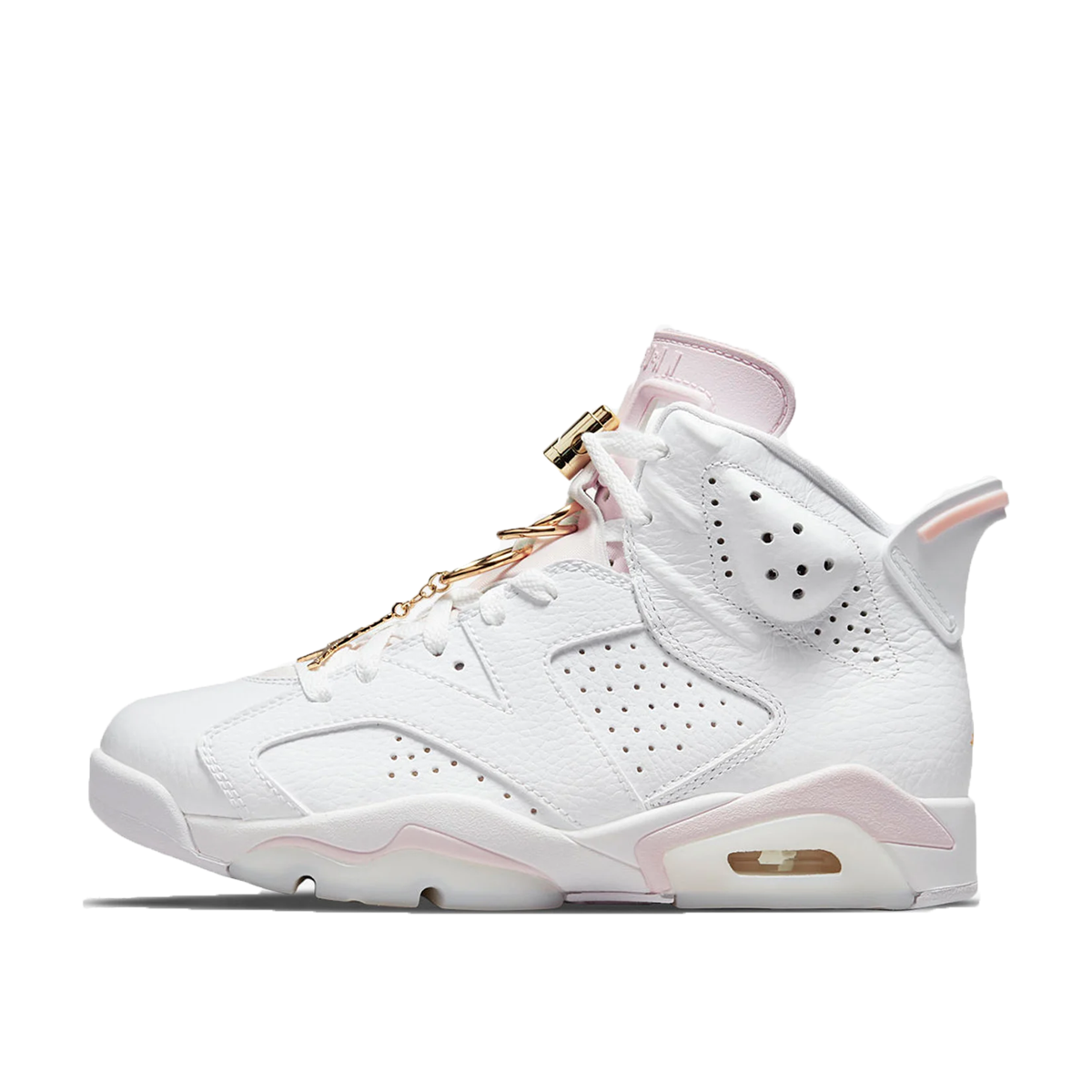 Air Jordan 6 WMNS 'Retro Gold Hoops' (2021) WHITE/SAIL/METALLIC GOLD/BARELY ROSE sneaker – authenticated on KLEKT