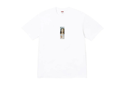 Supreme Prayer Card Box Logo Tee 'White' (FW26) – authenticated on KLEKT
