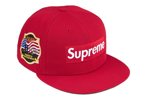 Supreme x FDNY Box Logo New Era® 'Red' (FW26) – authenticated on KLEKT
