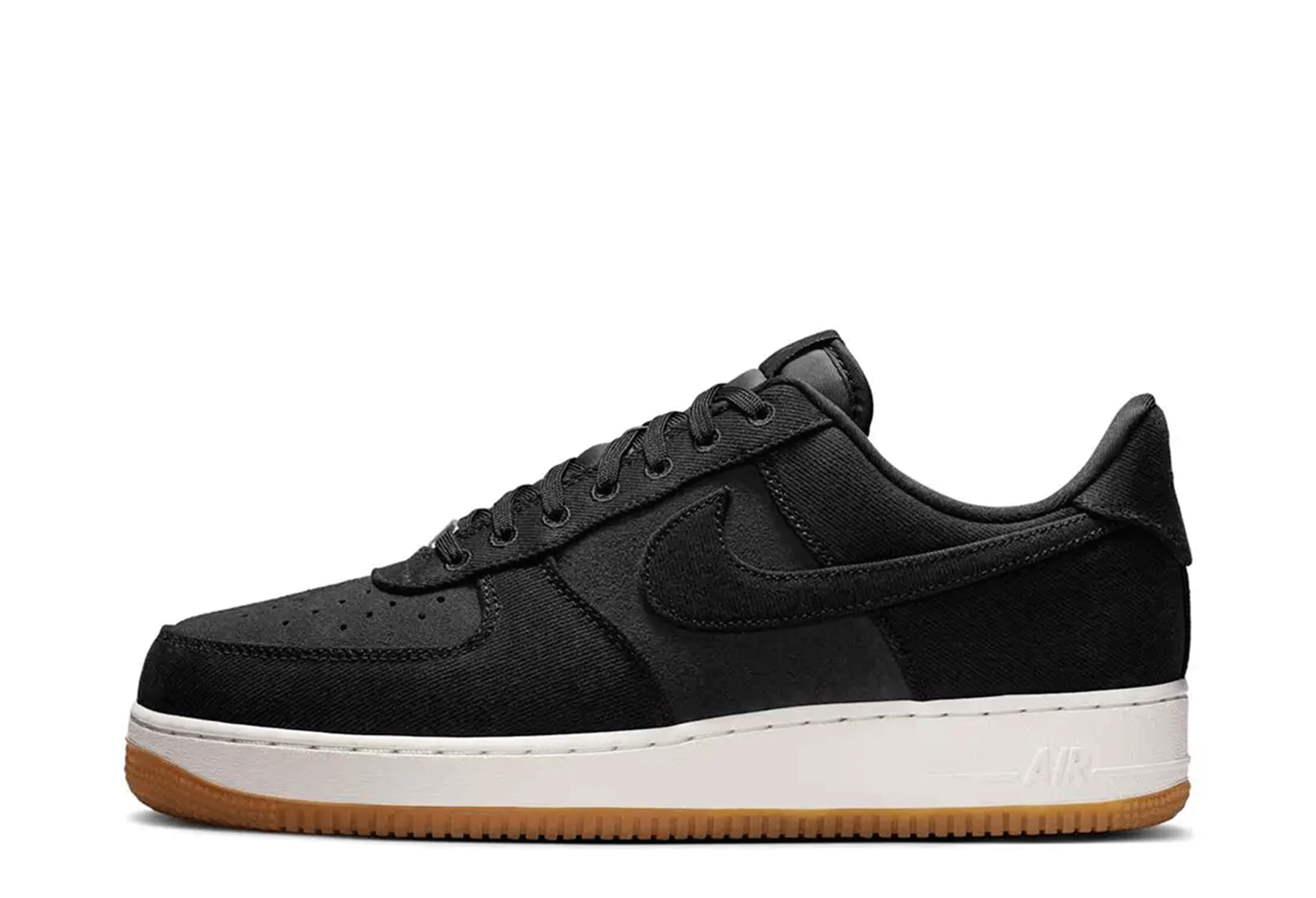 Nike Air Force 1 07 LV8 'Denim Black Gum' (2026) BLACK sneaker – authenticated on KLEKT