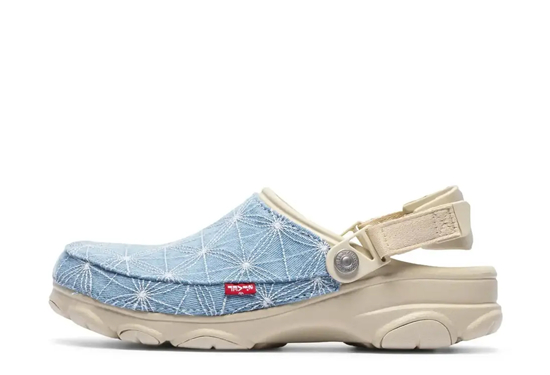 Crocs x Levi's All-Terrain Clog 'Sashiko Denim' (2023) DENIM sneaker – authenticated on KLEKT