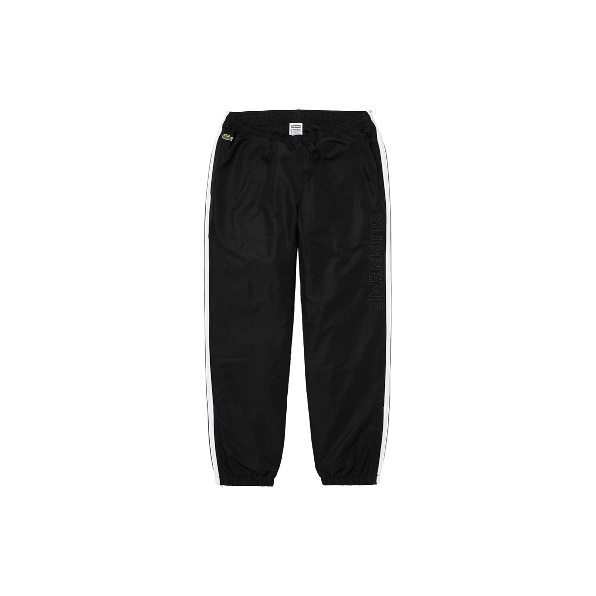 Supreme x Lacoste Track Pant Black (FW19) Black sneaker – authenticated on KLEKT