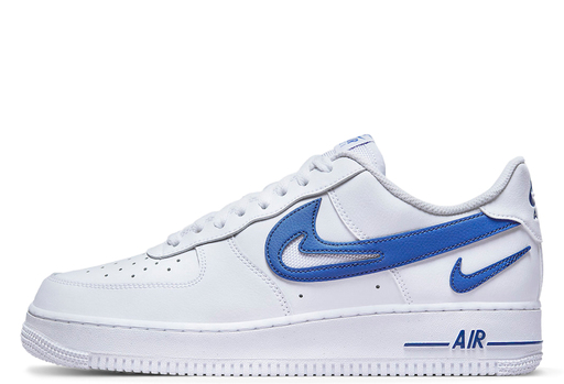 Nike Air Force 1 Low Cut-Out White Game Royal
