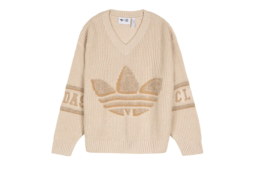 Adidas x CLOT By Edison Chen Crochet Sweatshirt 'Warm Sandstone' (2025)