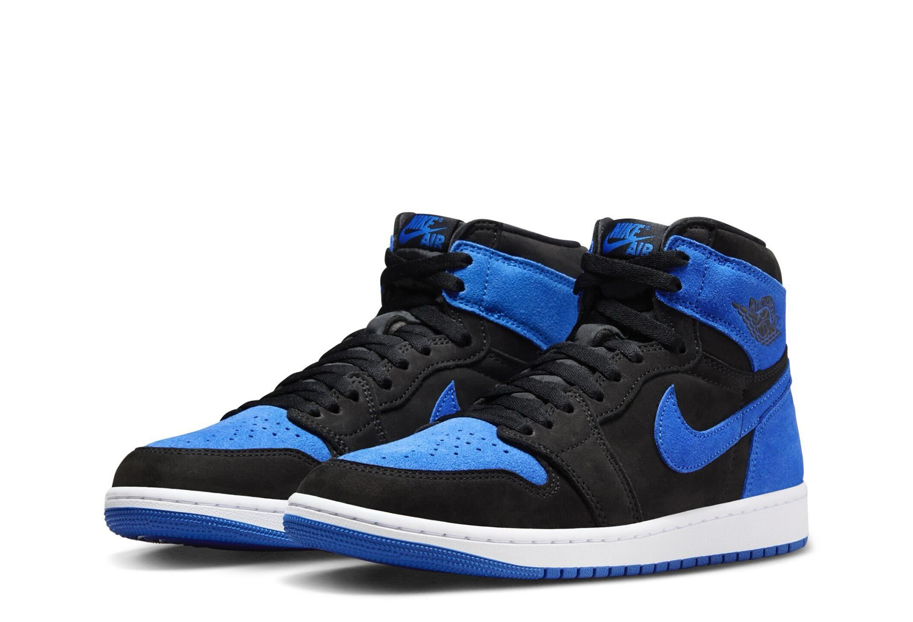 Air Jordan 1 High 'Reimagined Royal' (2023) Black/Royal Blue/White sneaker – authenticated on KLEKT