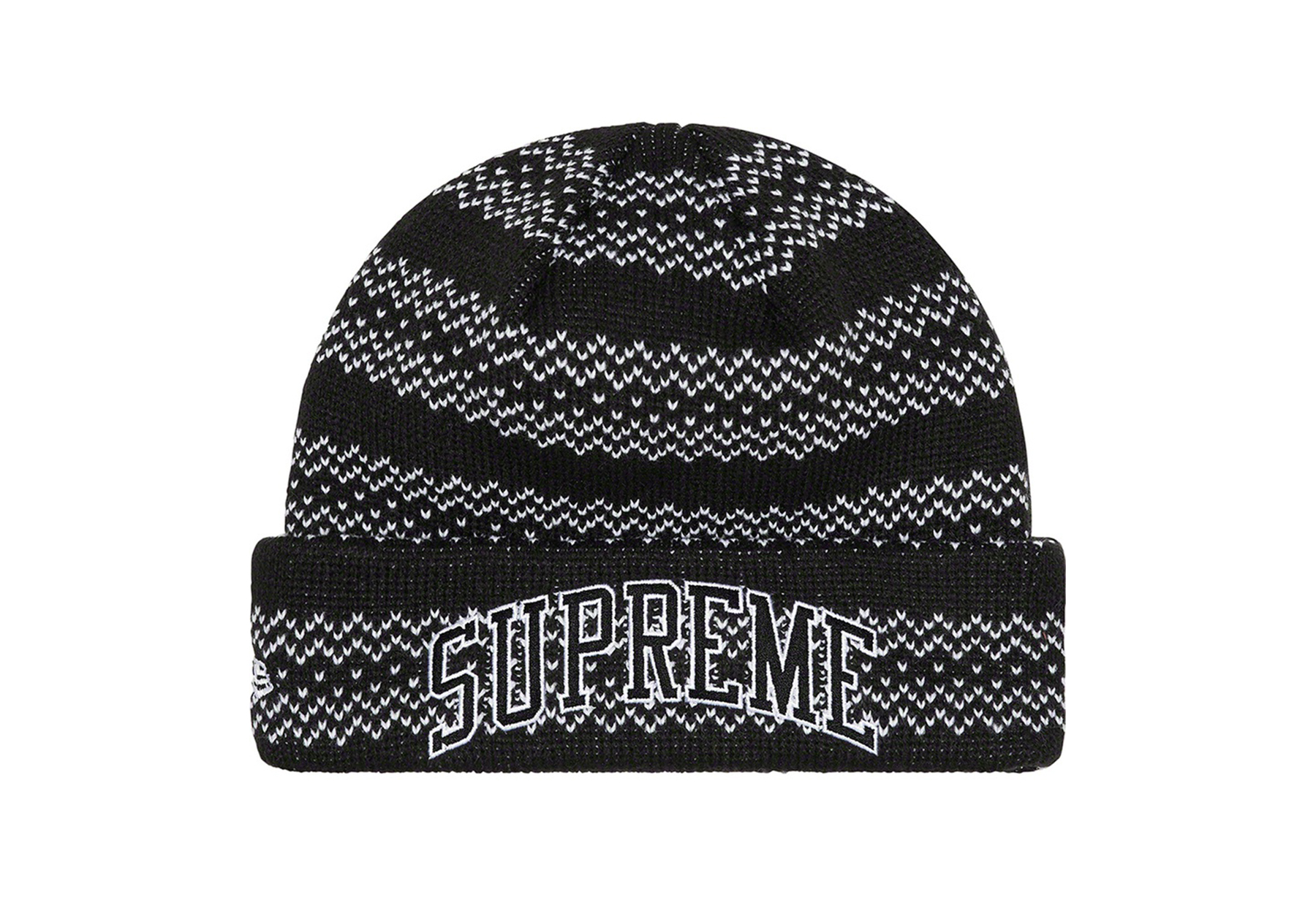 Supreme New Era Split Beanie Black (FW22) BLACK sneaker – authenticated on KLEKT