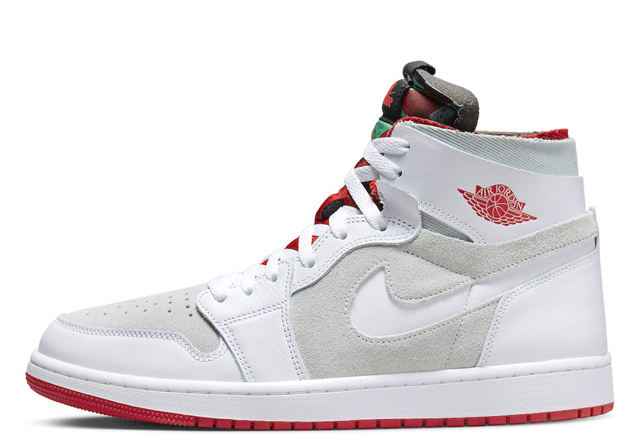 Air Jordan 1 High Zoom CMFT Hare (2022) : WHITE/TRUE RED/LIGHT SILVER/DARK CONCORD sneaker – authenticated on KLEKT