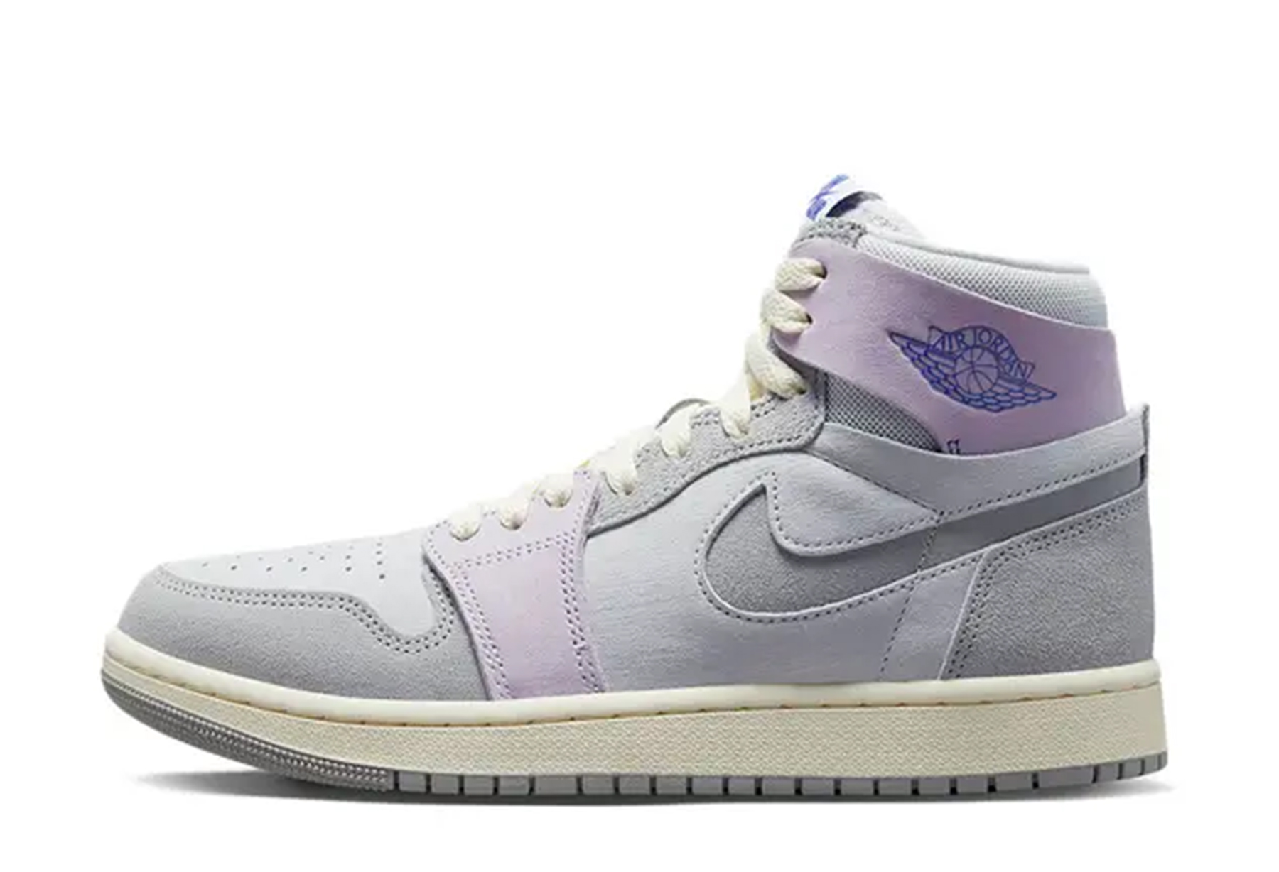 Air Jordan 1 High Zoom Comfort 2 Grey Purple (2023) GREY/PURPLE sneaker – authenticated on KLEKT