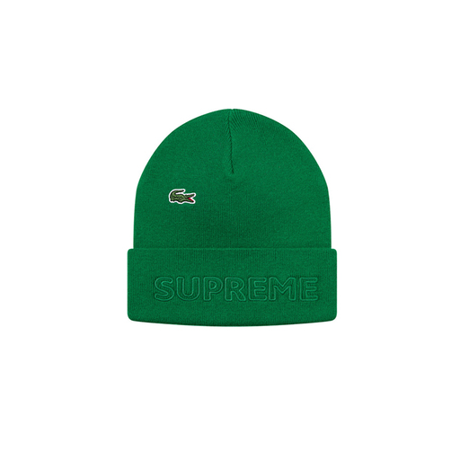 Supreme x Lacoste Beanie Green (FW19)