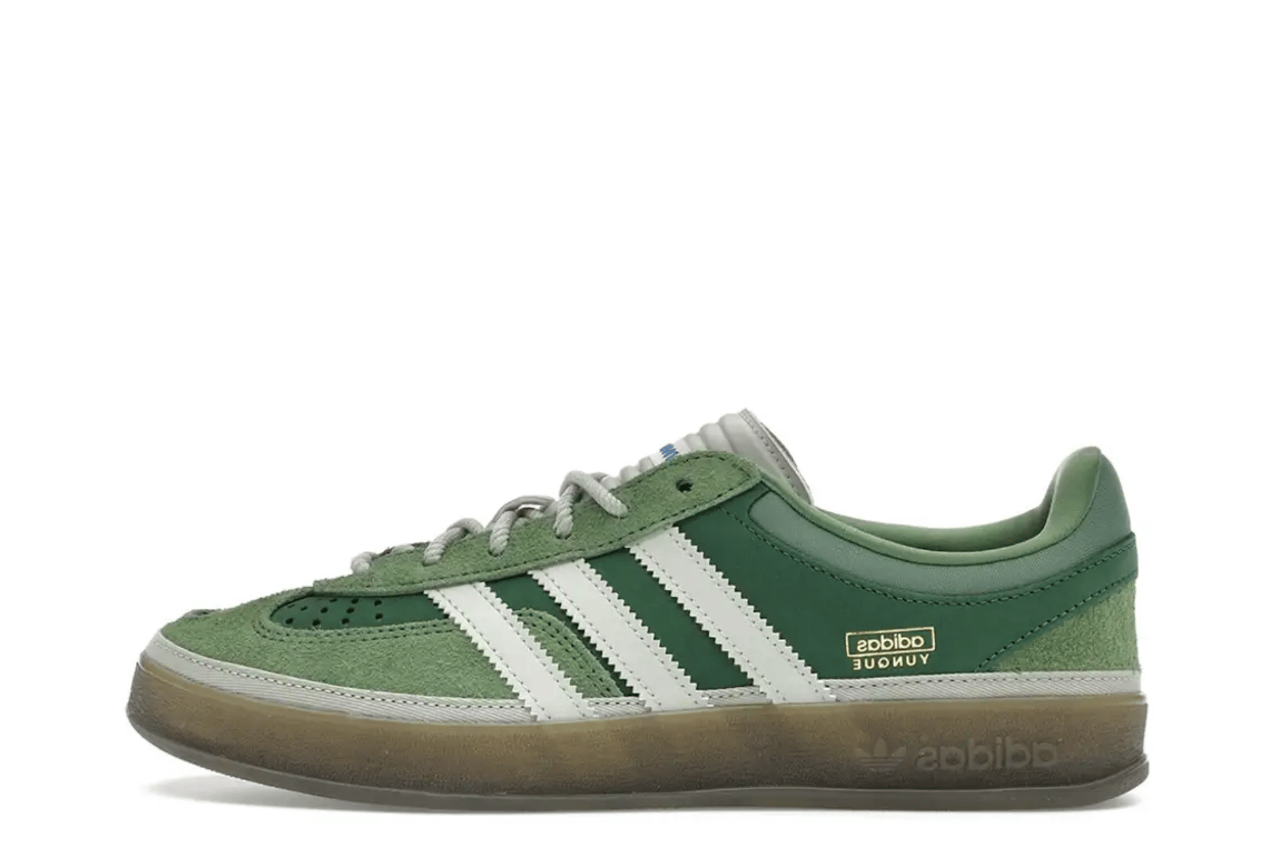 Adidas x Bad Bunny Gazelle Indoor 'El Yunque' (2025) AMAZON GREEN/HALO GREEN/DUSTY GREEN sneaker – authenticated on KLEKT