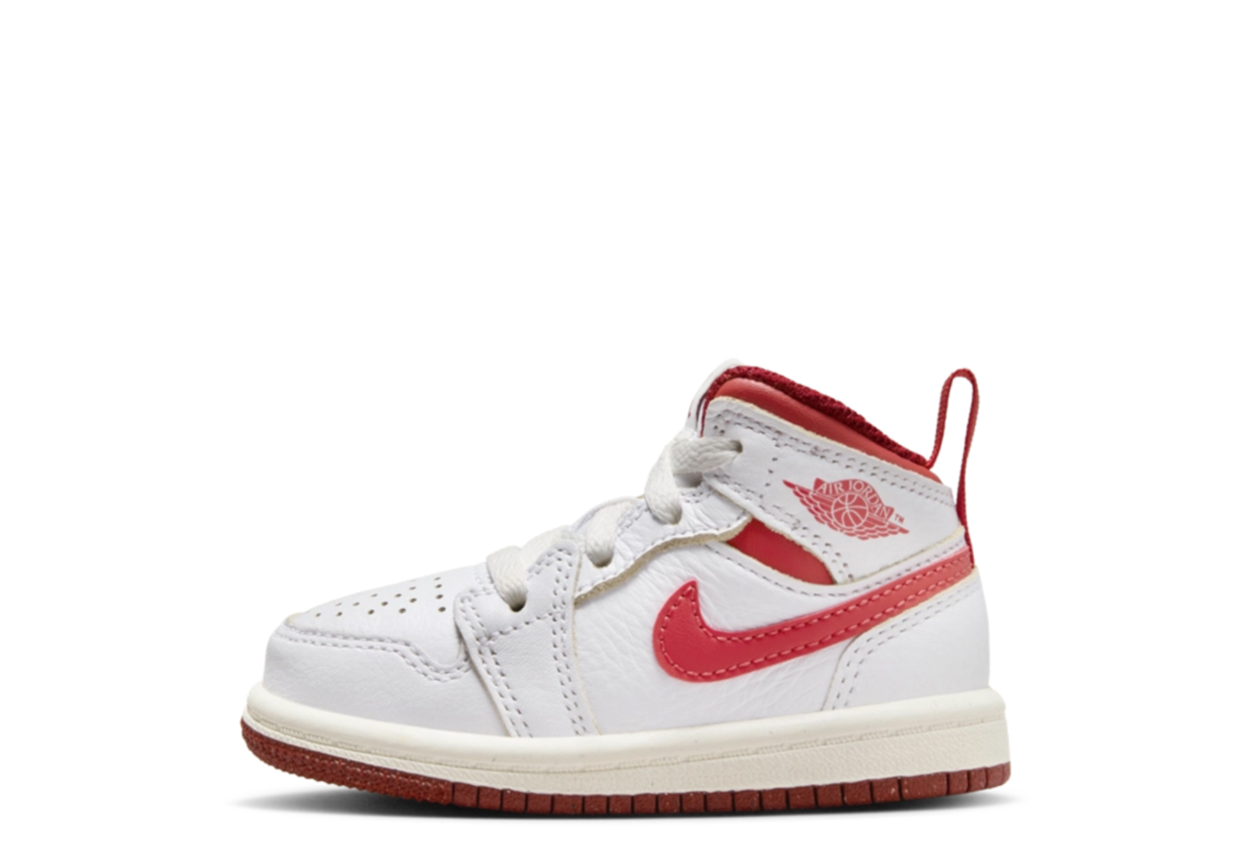 Air Jordan 1 Mid SE TD 'White Dune Red' (2024) White/Dune Red/Lobster/Sail sneaker – authenticated on KLEKT