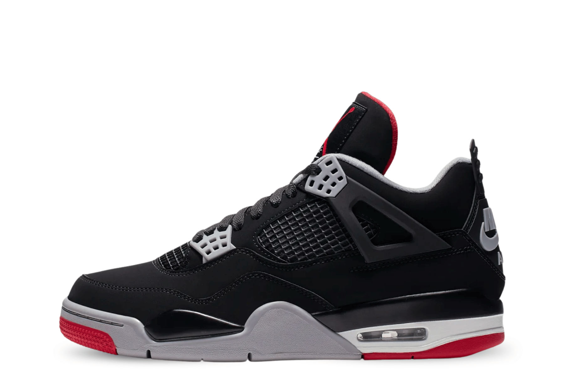 Air Jordan 4 OG 'Bred' (2026) Black/Fire Red-Cement Grey-Summit White sneaker – authenticated on KLEKT