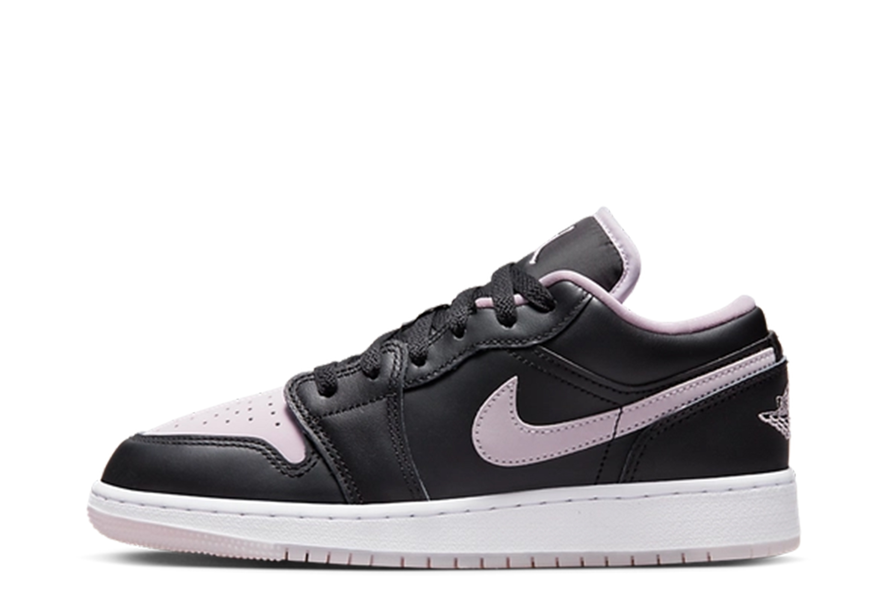 Air Jordan 1 Low SE GS 'Black Iced Lilac' (2023) Black/Iced Lilac/White sneaker – authenticated on KLEKT