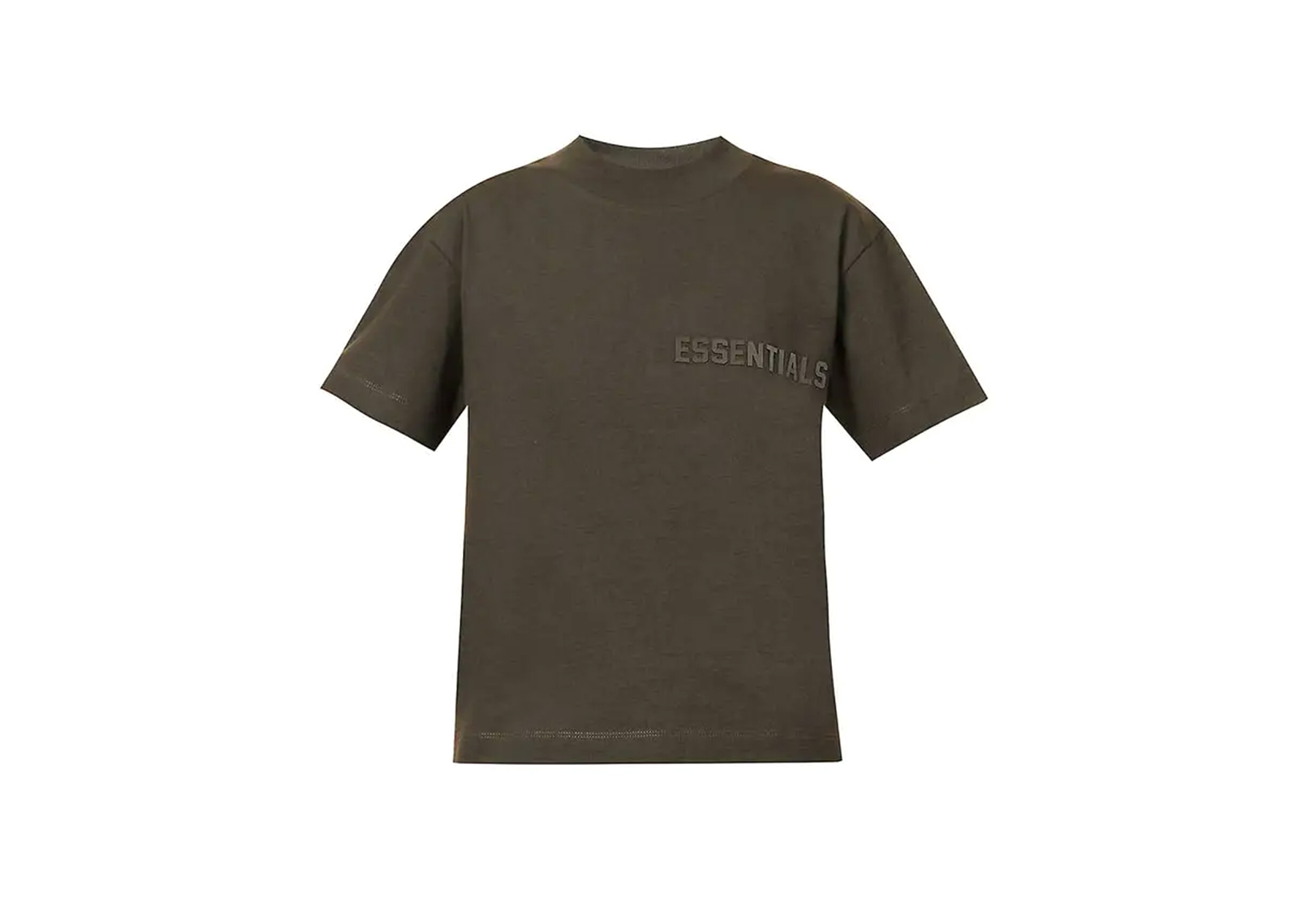 Fear Of God ESSENTIALS Logo Applique Cotton T-Shirt Off-Black (2023) OFF-BLACK sneaker – authenticated on KLEKT