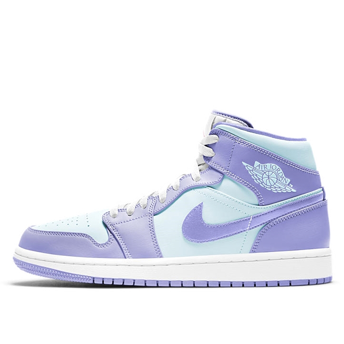 Air Jordan 1 Mid 'Purple Aqua' (2020) PURPLE/AQUA sneaker – authenticated on KLEKT