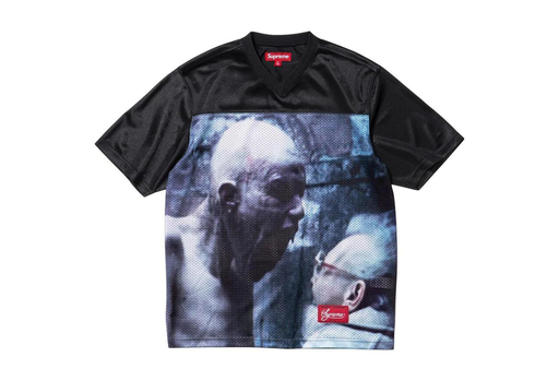 Supreme x Aphex Twin Football Jersey 'Black' (SS25) – authenticated on KLEKT