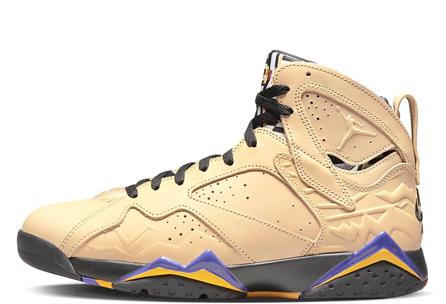 Air Jordan 7 SE 'Afrobeats' (2022) Vachetta Tan/Taxi/Dark Concord sneaker – authenticated on KLEKT