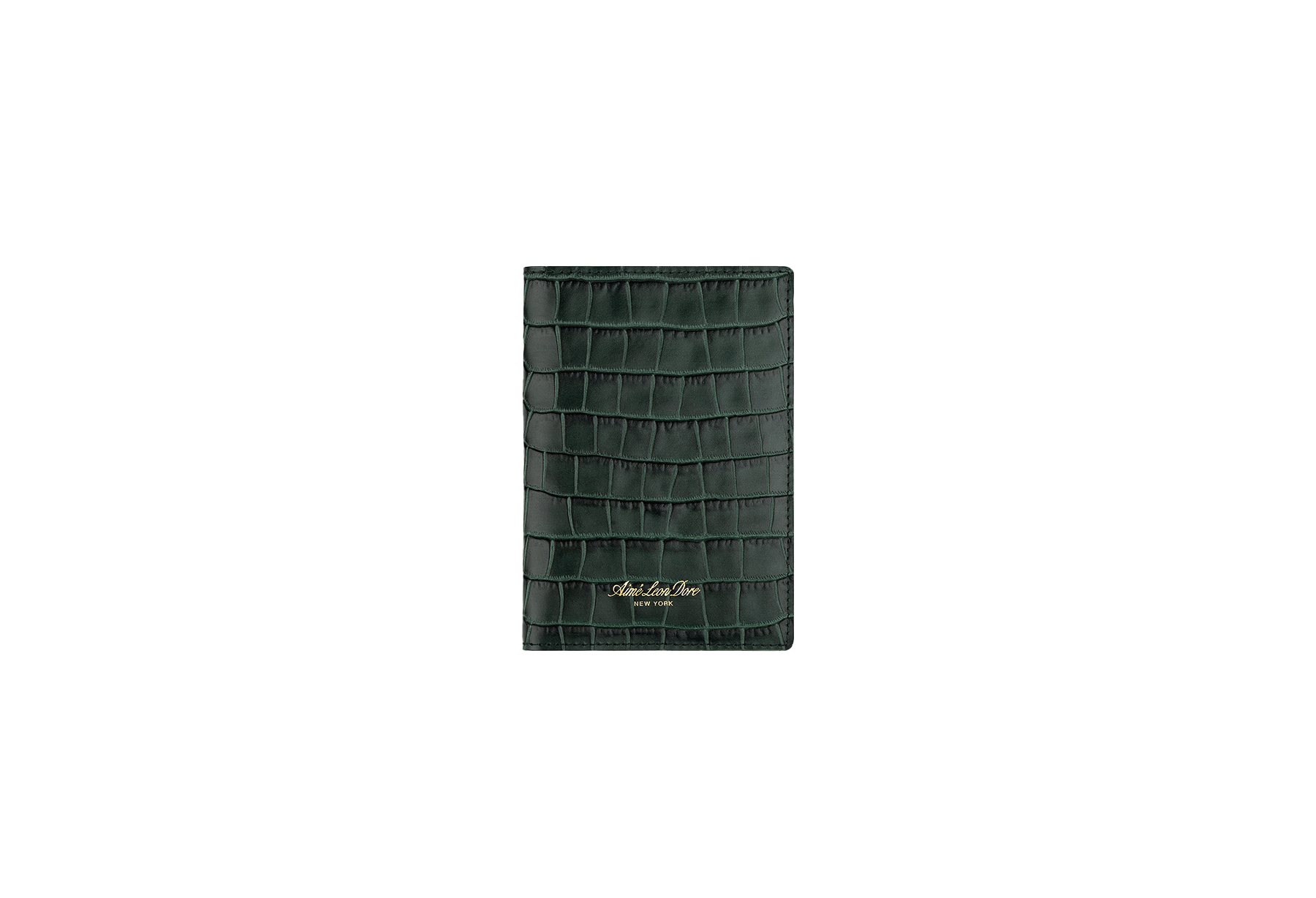 Aime Leon Dore Croc-Embossed Leather Passport Holder 'Pine Grove' (FW25) PINE GROVE sneaker – authenticated on KLEKT
