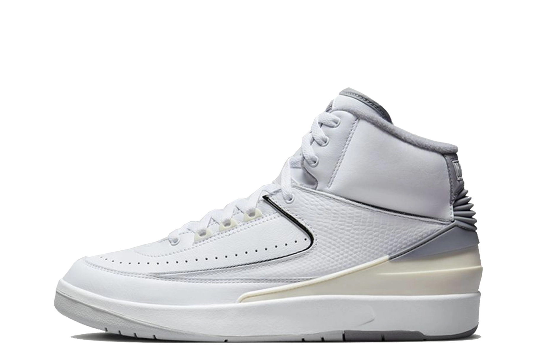 Air Jordan 2 'Cement Grey' (2023) White/Cement Grey/Beige sneaker – authenticated on KLEKT