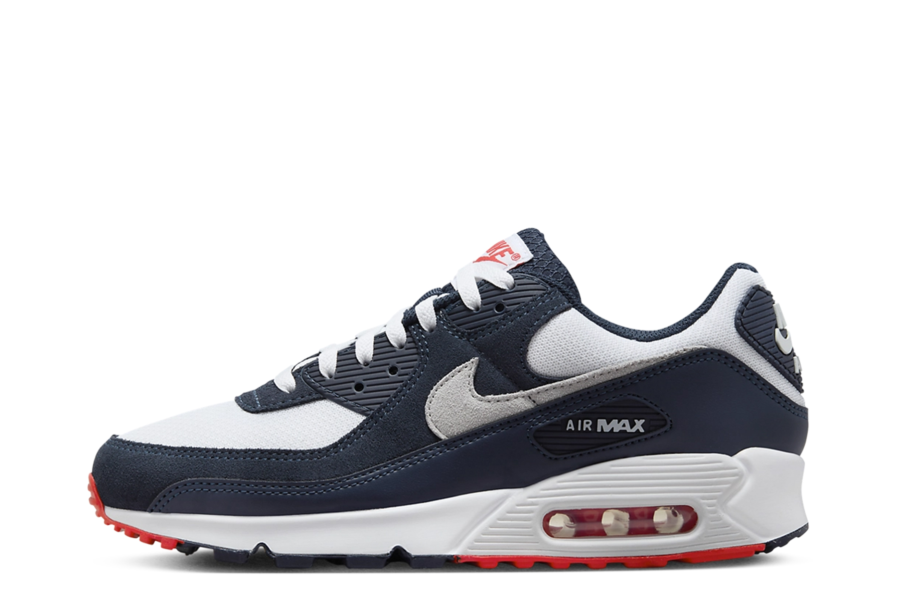 Nike Air Max 90 'Navy Crimson' (2023) Navy/Crimson/White sneaker – authenticated on KLEKT