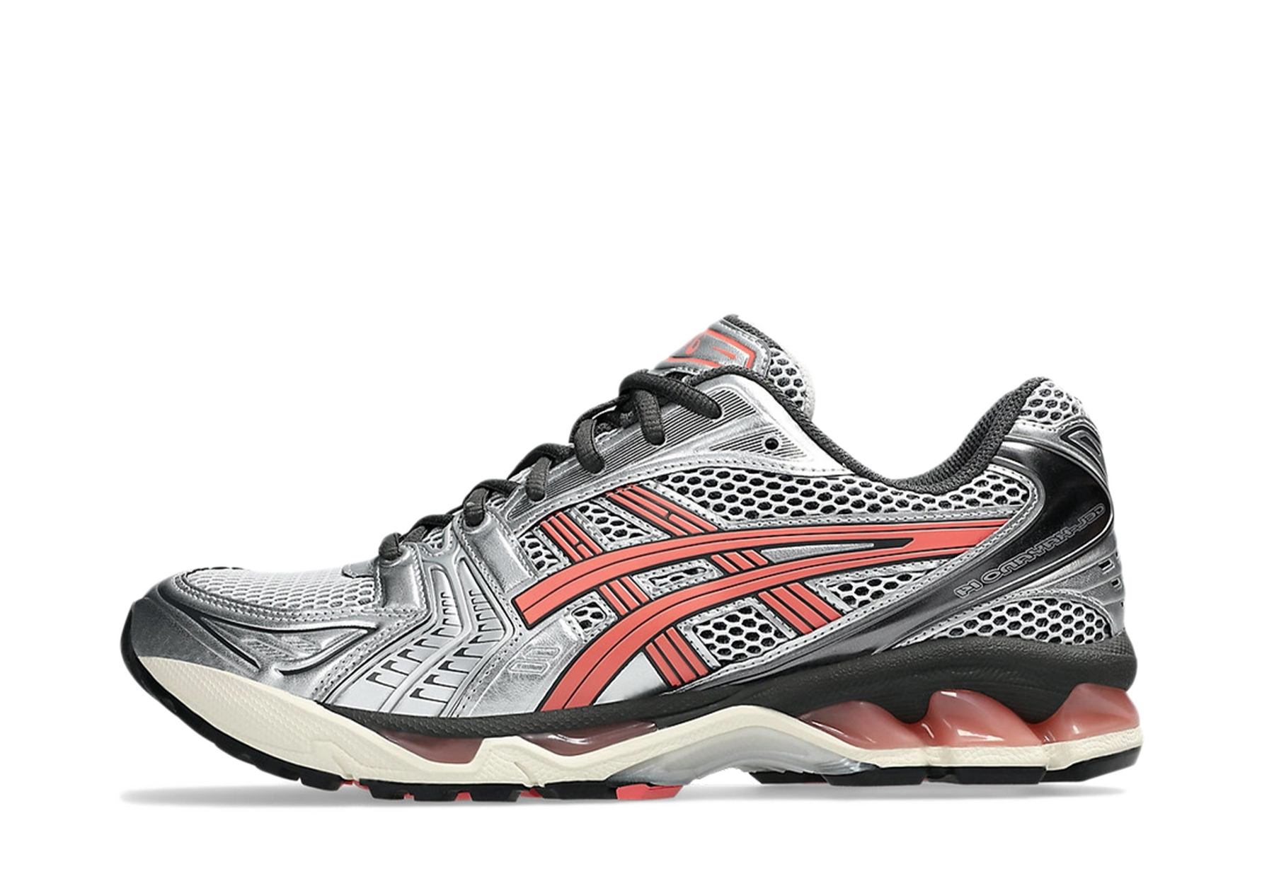 Asics Gel-Kayano 14 'Papaya' (2025) Silver/Papaya/Black sneaker – authenticated on KLEKT