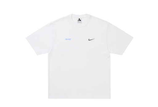 Palace x Nike Font Swoosh T-Shirt 'White' (SS26) – authenticated on KLEKT