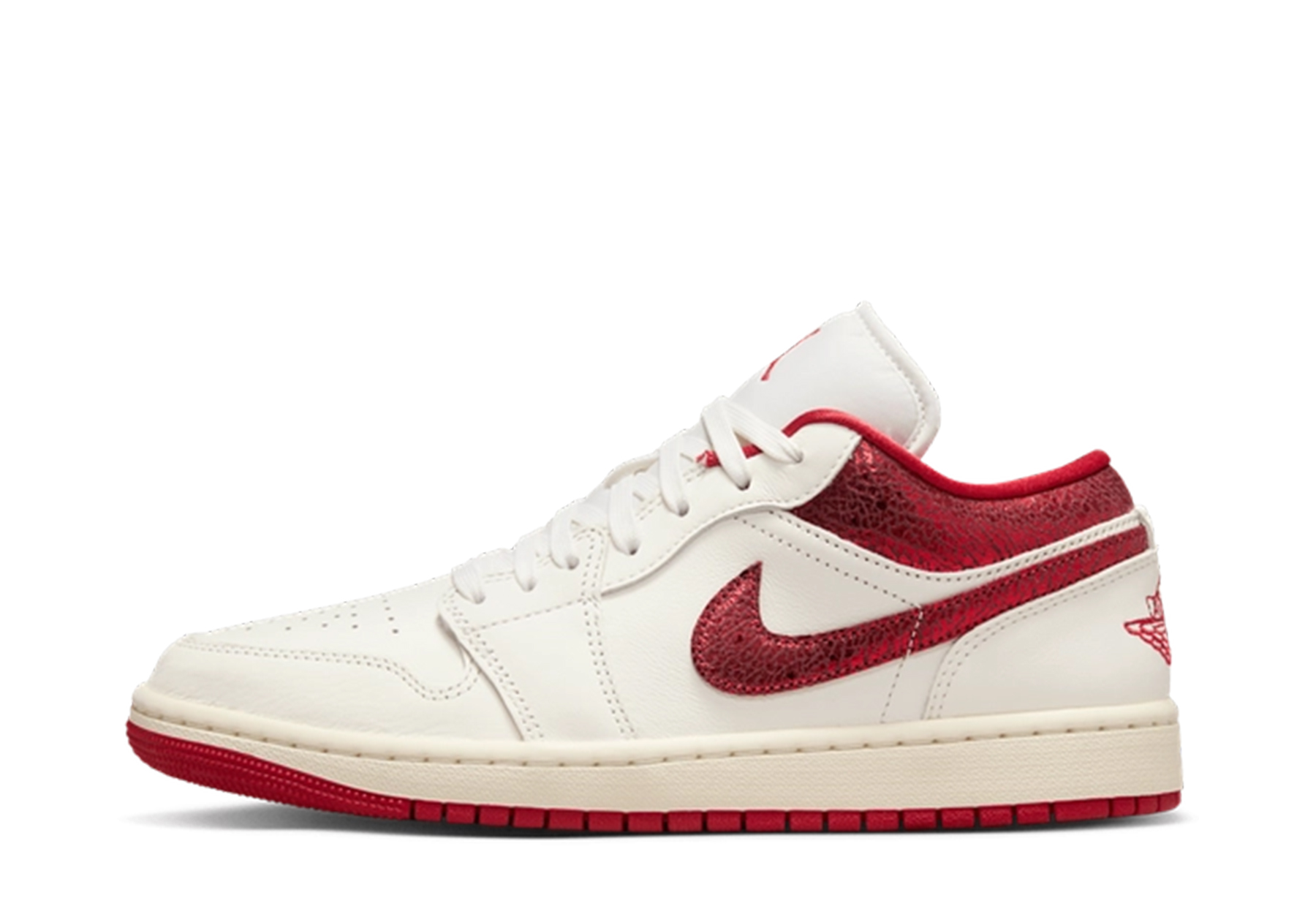 Air Jordan 1 Low SE WMNS 'Ruby' (2025) Sail/Team Red/Varsity sneaker – authenticated on KLEKT