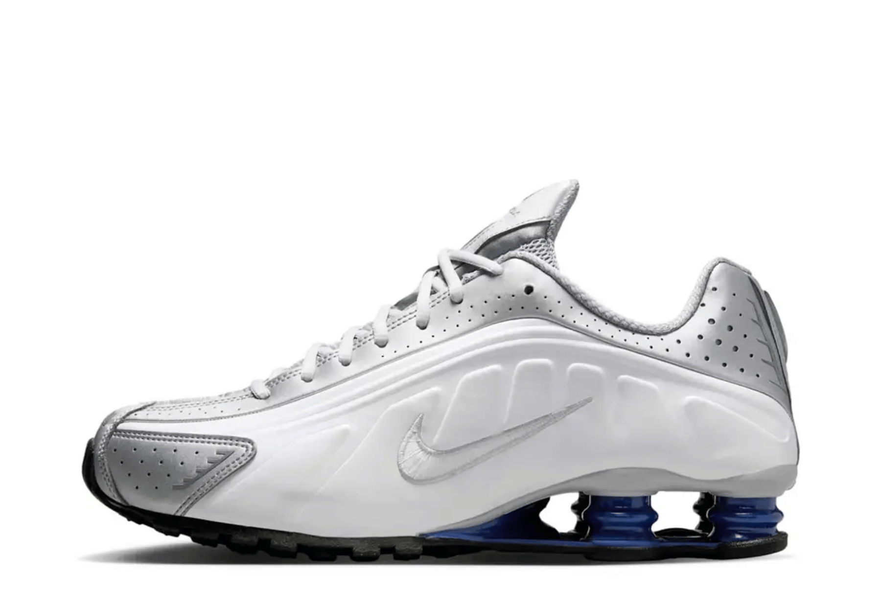 Nike Shox R4 'Metallic Silver Deep Royal Blue' (2025) METALLIC SILVER/DEEP ROYAL BLUE sneaker – authenticated on KLEKT